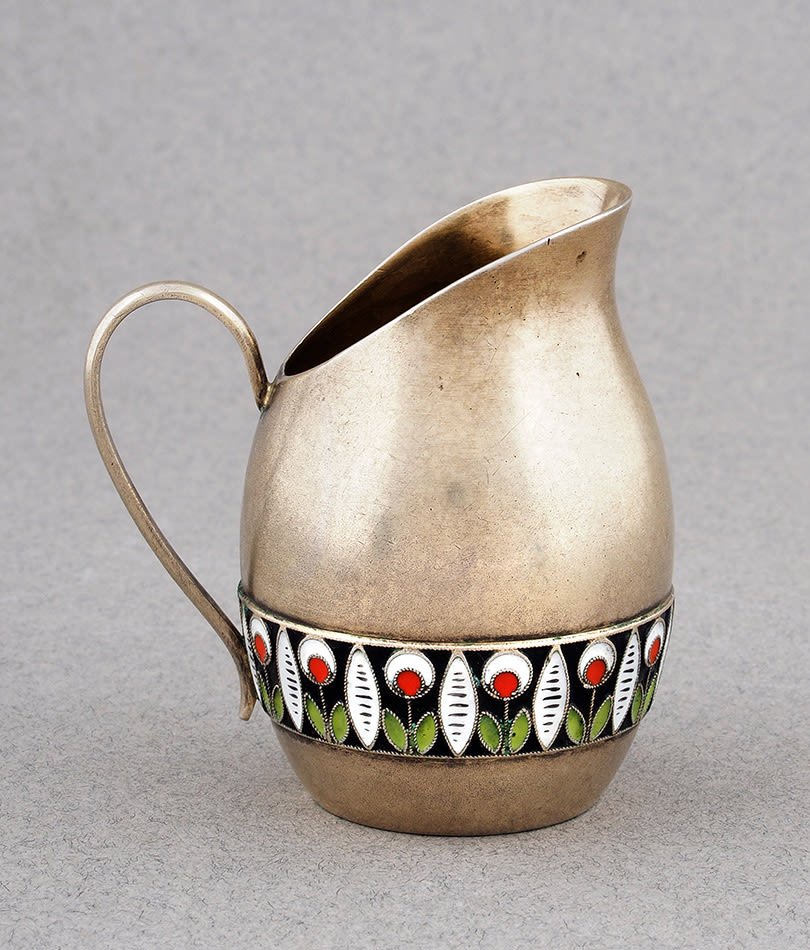 Сливочник, серебро 916 пробы, 1960-1980 гг.
