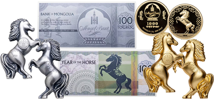 Удивительные монеты Монголии