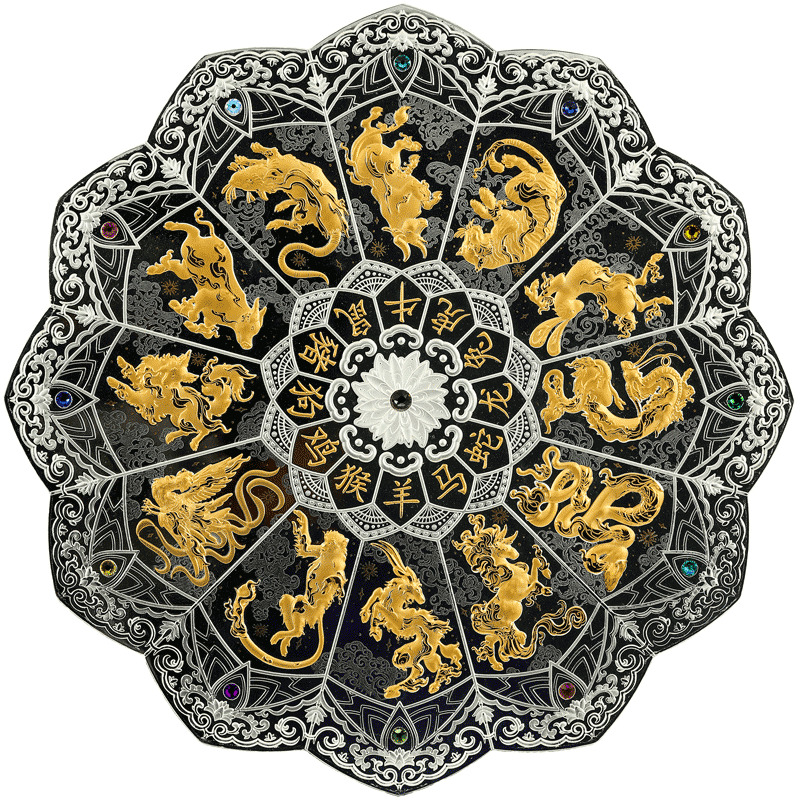 Ревес монеты &laquo;Китайский календарь&raquo;