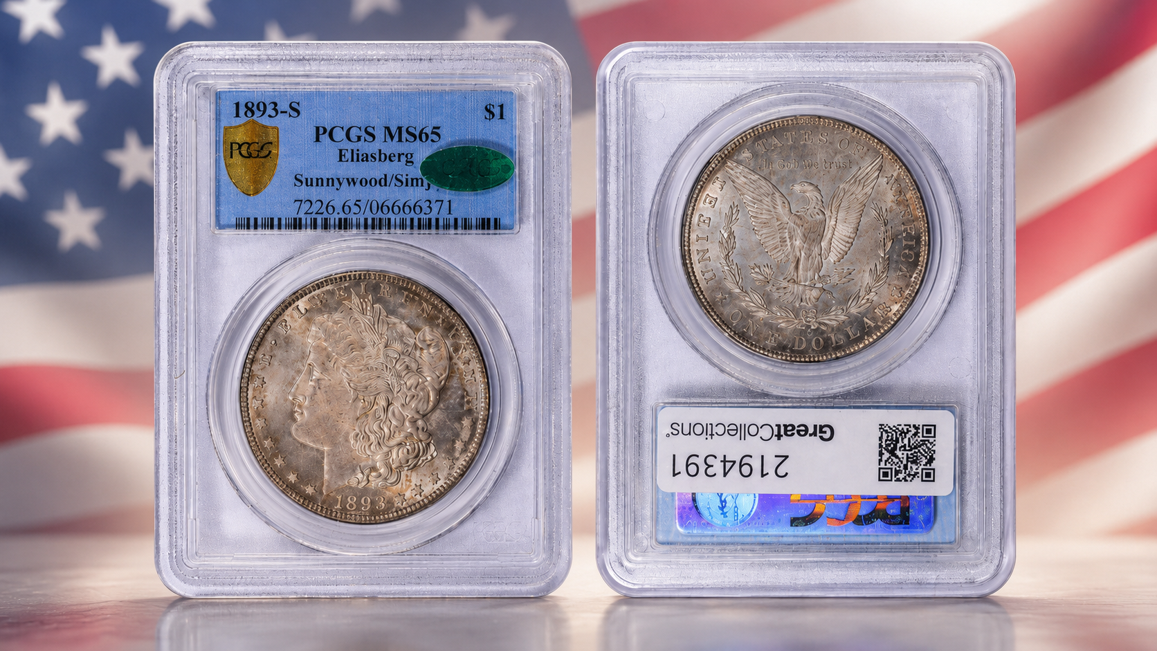 Монета США редкий доллар Моргана 1893-S продан на торгах за $1,03 млн Редкий доллар Моргана 1893-S продали более чем за $1 млн