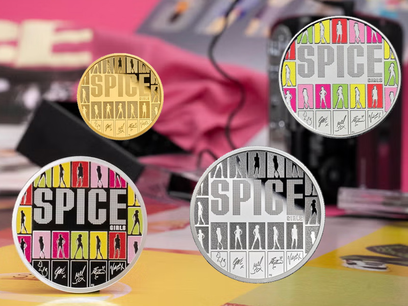 Монеты Великобритании Spice Girls серии &laquo;Легенды музыки&raquo; 