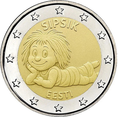 Гипотетический вид эстонской памятной монеты