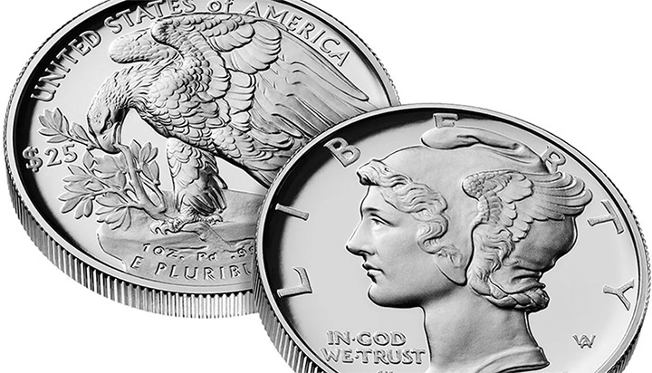 Палладиевые 25 долларов