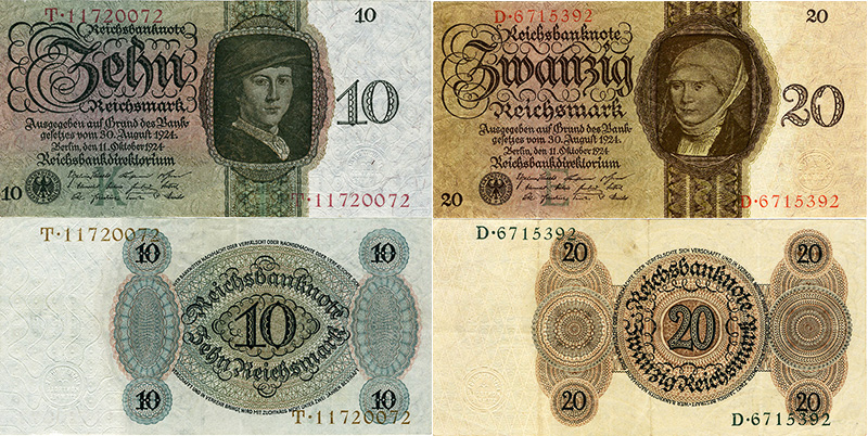 10 и 20 марок