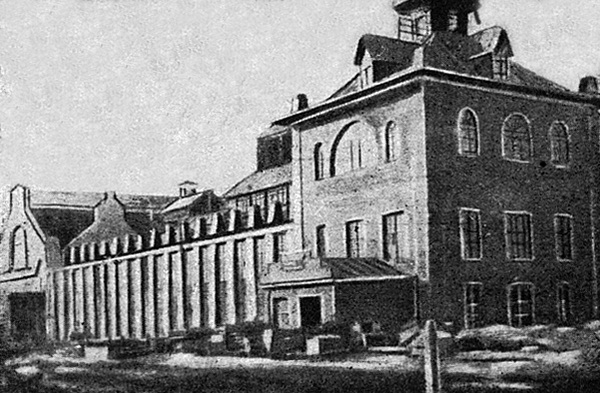 Уршельский стекольный завод - клеймо по годам, история уршельского стекла 4. Общий вид Уршельского стеклозавода. 1930 г.