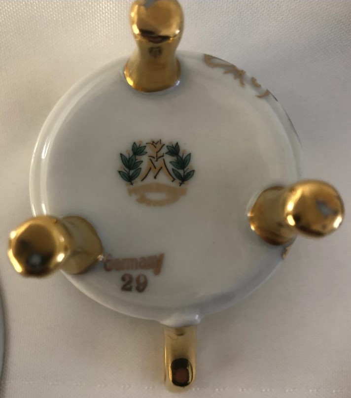 Mitterteich Бавария немецкий Demitasse набор 1930е клеймо