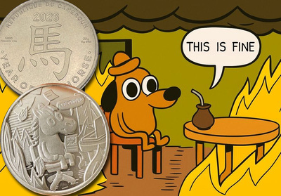 Монета «Лошадь в огне» с надписью «Мне отлично» бьет рекорды продаж в Сбербанке