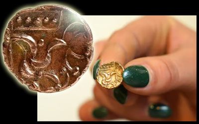 Редкая золотая монета 50-10 годов до н.э. продана на аукционе за рекордную сумму