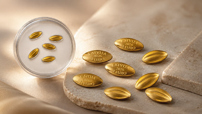 Монеты Латвии 3 евро 2026 в форме семян: набор золотых монет Golden Seeds