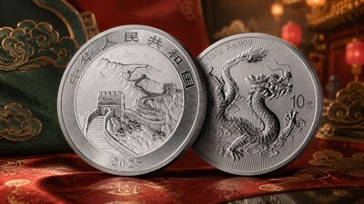 Монета года 2026: победителем стал серебряный дракон Китая номиналом 10 юаней