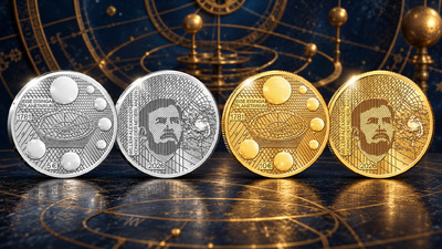 Монеты Нидерландов «Планетарий Эйсинги»: 5 и 10 евро 2026