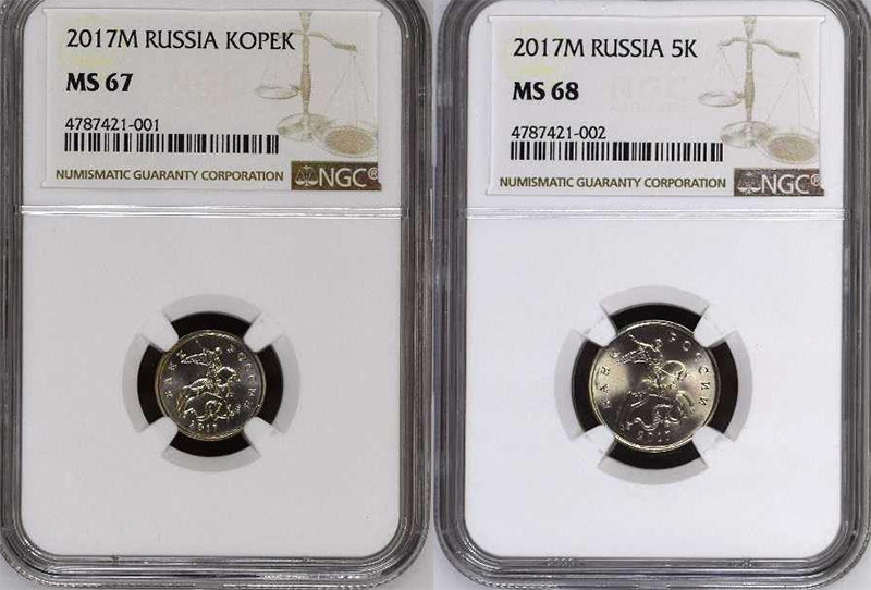 Редкие монеты в слабах NGC