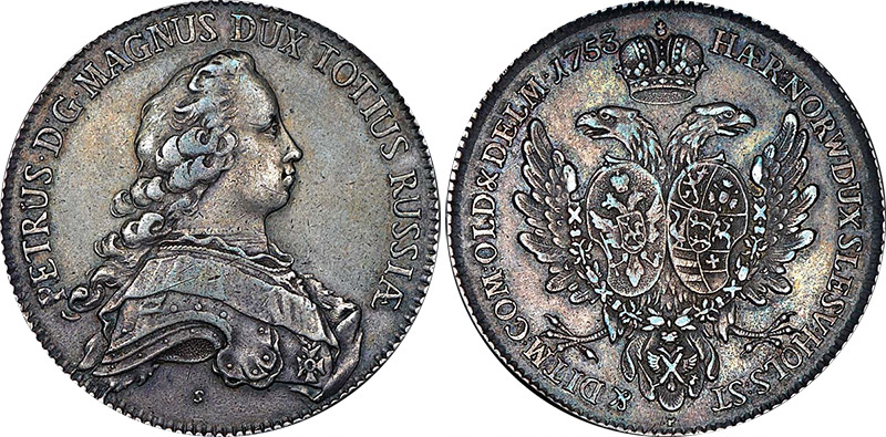 Альбертус талер 1753