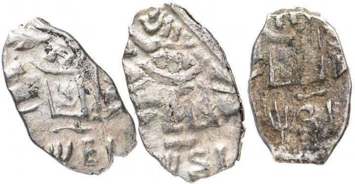 Серебряные «чешуйки» от Дмитрия Донского до Петра I Проволочные копейки Петра 1 последних лет чеканки