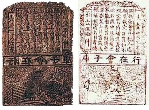 Китайские бумажные деньги