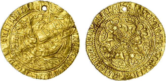 Золотая монета Ивана 3