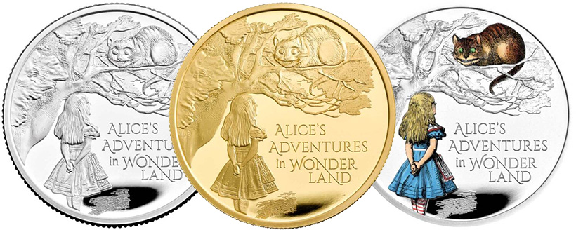 Монеты Алиса в стране чудес