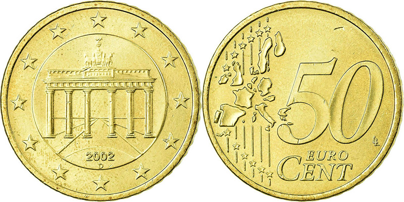 50 евроцентов Германии