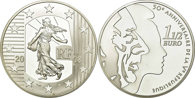 Коллекционные 1,5 евро