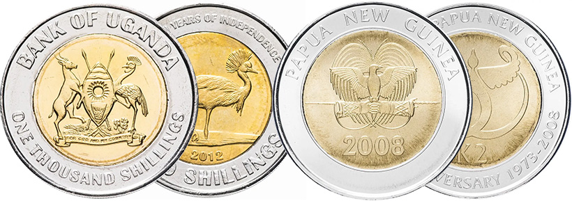 Монеты с изображением музыкальных инструментов Барабаны на монетах