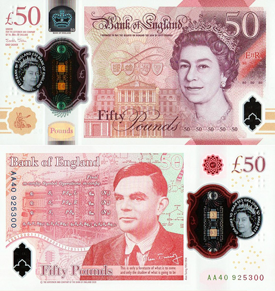 20 фунтов Великобритании (пластик)