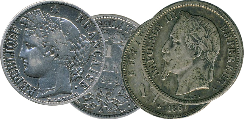 Республиканские и имперские франки