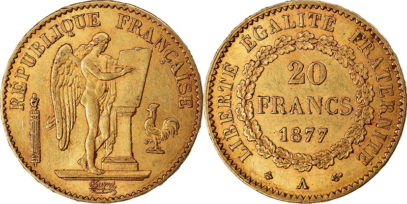 20 франков золотого стандарта