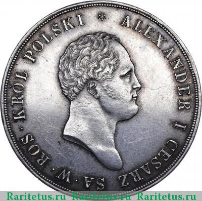 10 злотых (zlotych) 1820 года IB 