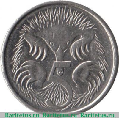Реверс монеты 5 центов (cents) 2013 года   Австралия