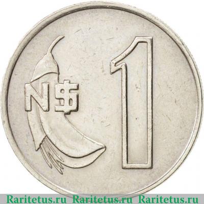Реверс монеты 1 новый песо (nuevo peso) 1980 года   Уругвай
