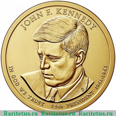 1 доллар (dollar) 2015 года P Кеннеди США