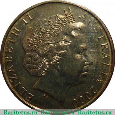 1 доллар (dollar) 2000 года  Сидней Австралия