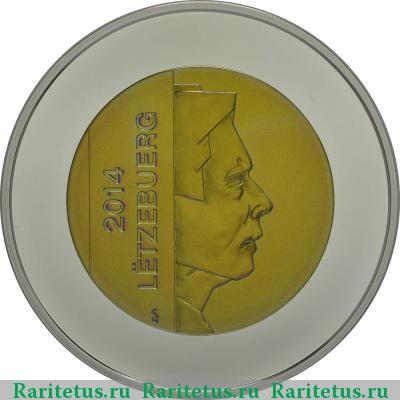 5 евро (euro) 2014 года  Ларошетт Люксембург proof