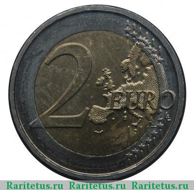 Реверс монеты 2 евро (euro) 2010 года  председательство Бельгии Бельгия
