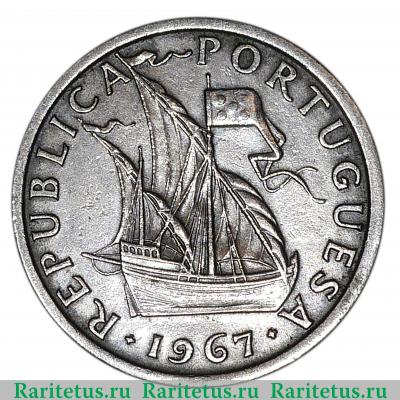 5 эскудо (escudos) 1967 года   Португалия
