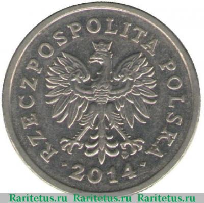 1 злотый (zloty) 2014 года   Польша