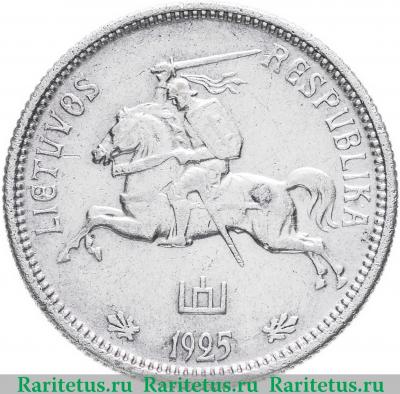 2 лита (litu) 1925 года   Литва