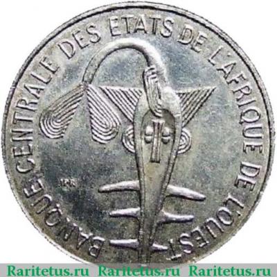 1 франк (franc) 1980 года   Западная Африка (BCEAO)