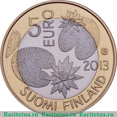 5 евро (euro) 2013 года  лето Финляндия