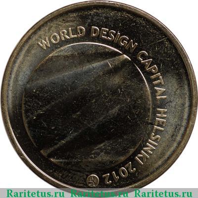 Реверс монеты 5 евро (euro) 2012 года  Хельсинки Финляндия