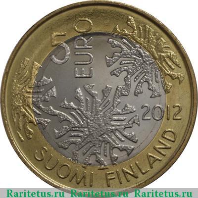 5 евро (euro) 2012 года  флора Финляндия