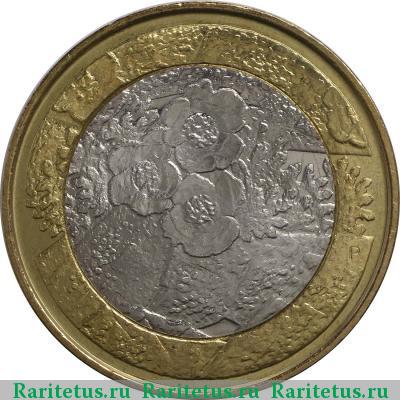 Реверс монеты 5 евро (euro) 2012 года  флора Финляндия