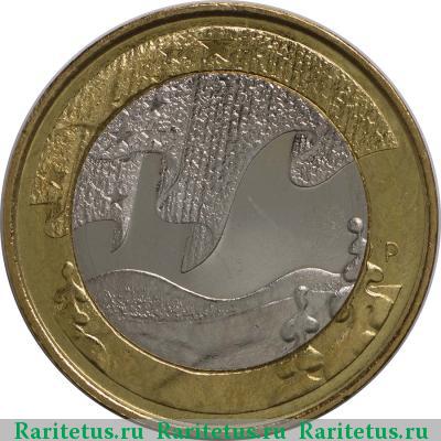 Реверс монеты 5 евро (euro) 2012 года  зима Финляндия