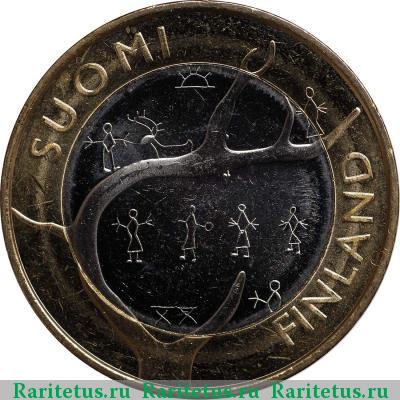 5 евро (euro) 2011 года  Лапландия Финляндия