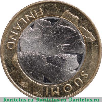 5 евро (euro) 2011 года  Остроботния Финляндия