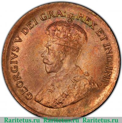 1 цент (cent) 1929 года   Канада