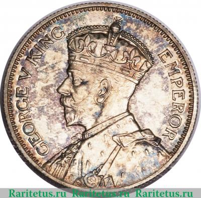 1 шиллинг (shilling) 1935 года   Новая Зеландия