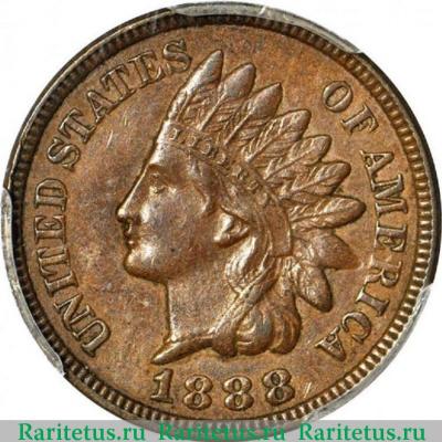 1 цент (cent) 1888 года   США