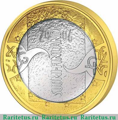 5 евро (euro) 2006 года  председательство Финляндии Финляндия
