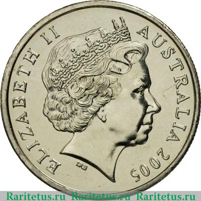 5 центов (cents) 2005 года   Австралия